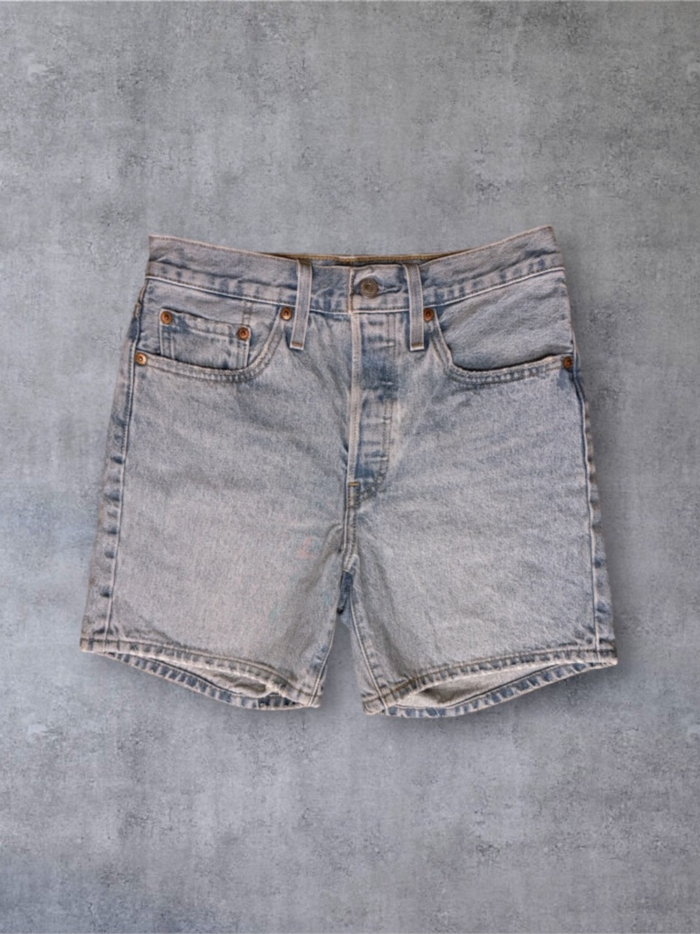 Levi's Light Blue Denim Jean Shorts